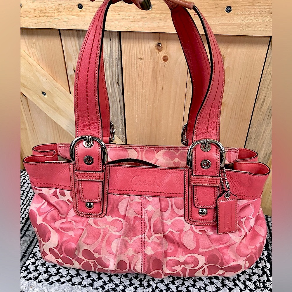 Pink Coach Bag